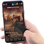 2 Pc Touch Screen Finger Sleeve, Mobile Game Fingering Sleeve, Anti-slip Anti-sweat Ultra-thin Breathable Touch Screen Finger Sleeves for Android Mobile Games - Image 2