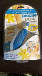 Precise Pedi - Electric Callus Remover Foot File, Cordless (Cell Operated)