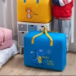 Baby Dinosaur Cloth Organizer And Storage Handbag Portable | only blue color available. - Image 2