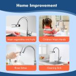 Multifunctional Kitchen Sink Waterfall Faucet Pressurized Shower Bubbler Splash-proof 4 Modes Spout Bathroom Basin Tap Extender Adapter - Image 2