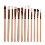 Make Up Eye Brushes Set, Lover Bar 15pcs Makeup Brush- with Travel Organizer  with pouch(random color) - Image 3