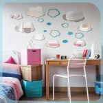 8 Pcs  Acrylic Cloud Shape Mirror Wall Art Decor Cloud Mirror Stickers Decals for Kids Girls Bedroom Bathroom Playroom silver - Image 2