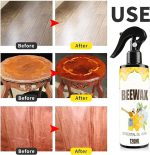 A Fresh deal Beewax spray  (120ml)  + Beewax 85g(wax) + sponge Beeswax Furniture Polish and Cleaner - Image 4