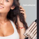 Hair Crimper, 5 Barrel Easy Curling Iron Wand 14 Levels Temperature Adjustable for Do Hairstyle for Girls for Curly Hair - Image 5