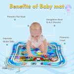 Sale Inflatable Leakproof Water Mat For Kids / Inflatable Tummy Time Mat - Random Color - Image 2