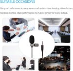 Professional Lavalier Mic 3.5mm suitable for mobile phones iPhone and other devices. - Image 2