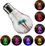 USB Air Humidifier | Bulb Humidifier Lamp Shape | Decorative Lights Diffuser, Purifier Atomizer With Colorful LED Night Light for Office Desk, Bedroom, Living Room, Home Decor - Image 3