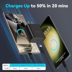 Samsung 45W PD Super Fast charger adapter type C port  A+ Quality  - Travel Adapter (Black) - Image 4