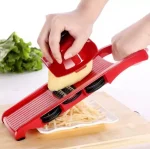 10 in 1 Mandoline Slicer Vegetable Cutter with Stainless Steel Blade Manual Potato Peeler Carrot Cheese Grater Dicer Kitchen Tool - Image 4