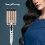 Hair Crimper, 5 Barrel Easy Curling Iron Wand 14 Levels Temperature Adjustable for Do Hairstyle for Girls for Curly Hair - Image 2