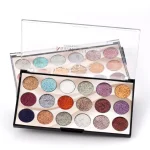 Miss Rose 18 Colors Sequins Glitter Powder High Gloss Pearly Eye shadow Palette - Image 3