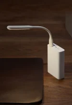 USB Fan Portable Adapter I LED USB Light Lamp Enhanced Version for Laptop Notebook Computer PC Power Bank  (random color)