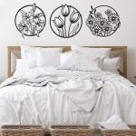 (3 pcs set )3D floral abstract Wooden Wall Art & Home Decoration /  Item Home Décor Home Room & Wall Decor Wall Art - Image 4