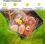 Bbq Stainless Steel Hand Grill (Small Size). - Image 3