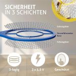 Electric Mosquito Killer Racket 2 In 1 LED Flash Light (Random Color) - Image 2