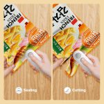 Heat Sealing Machine 2 in 1 Cutting and Sealer USB Rechargeable Food Sealer Mini Sealer for Snack Storage Food Sealer for Chip Bags, Plastic Bags, Food Storage (Random Color) - Image 4