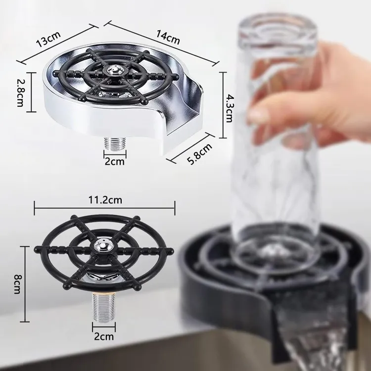 841585972e369f429c127c45f1343617.jpg_750x750.jpg_.webp High Pressure Faucet Glass Rinser Automatic Cup Washer Bar Kitchen Beer KTV Milk Tea Cup Cleaner Tool Sink Accessories Gadgets - Image 1