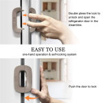Home Refrigerator Door Lock, Child Proof Refrigerator Door Lock (Random Color) - Image 4