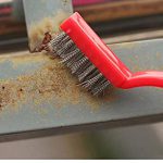 Gas Stove Cleaning Wire Brush Kitchen Tool Metal Fiber Brush â€“ Set of 3 Brush