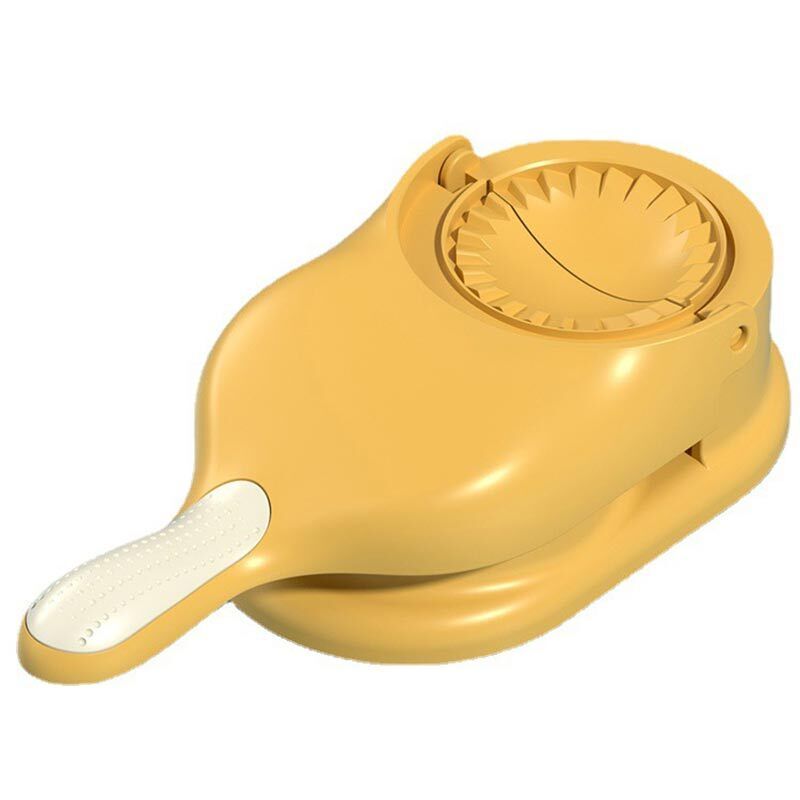 9-6.jpg 2 in 1 Dumpling Wrapper Tool Food Grade Manual Dumpling Maker Mold - Without Box (Random color) - Image 1