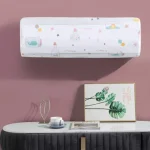 Ac Protective Dust Cover  Cute Cartoon Printing Dust Cover for air condition (Random design & Color)1 ton - Image 2