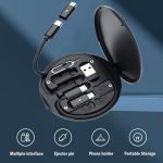 ( 5 in 1 ) Data Cable Set All Solutions in One | Data Cable Set 60w Fast Charging - Random Color - Image 5