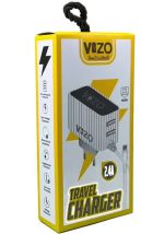 Kw300 2.4A Fast Travel Charger | Android Phone Charger with Data Cable -KW300 – Dual USB Wall Charger with Built-in Micro USB Cable - Charger For Mobile Phone - Image 2