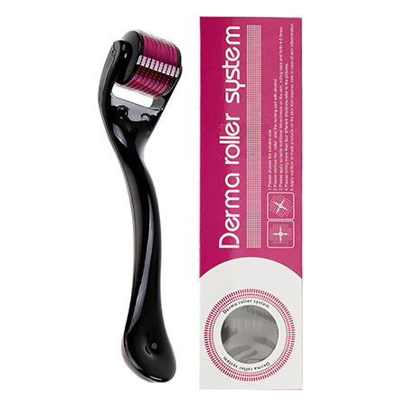 DER-011-W7962_-_Derma_Roller_-_Micro_Titanium_Needle_Roller_-_0.5mm_s9n2-gz_1.jpg Combo Deal Of - Derma Roller 540 Titanium Needle (0.5mm) + Flawless Jade Roller With Guasha Stimulates Healthier Skin - Image 1