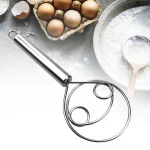 Manual Non Stick Steel Flour Cream  Mixer Beater | Dough Whisk Mixer, Kitchen Baking Blender Tool - Image 4