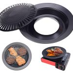 Non Stick Grill BBQ 32cm / BBQ Grill Frying Pan Non-Stick Korean Traditional Cast Iron Grill Pan - Image 3