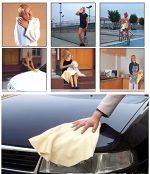 Clean Cham Absorbant Car, Home Cleaning Synthetic Chamois Leather Magic Cloth(Random Color) - Image 4
