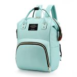 Large Capacity Mummy Bag Multi-function Women Backpack Nursing Bag for Baby Care Unisex Travail Backpack (Random color)