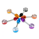 PACK OF TWO Emoji Screw Looking Glass For Bike / Motorcycle screw emojo doll Slime Toys- Multicolor (Random Colors ) - Image 5