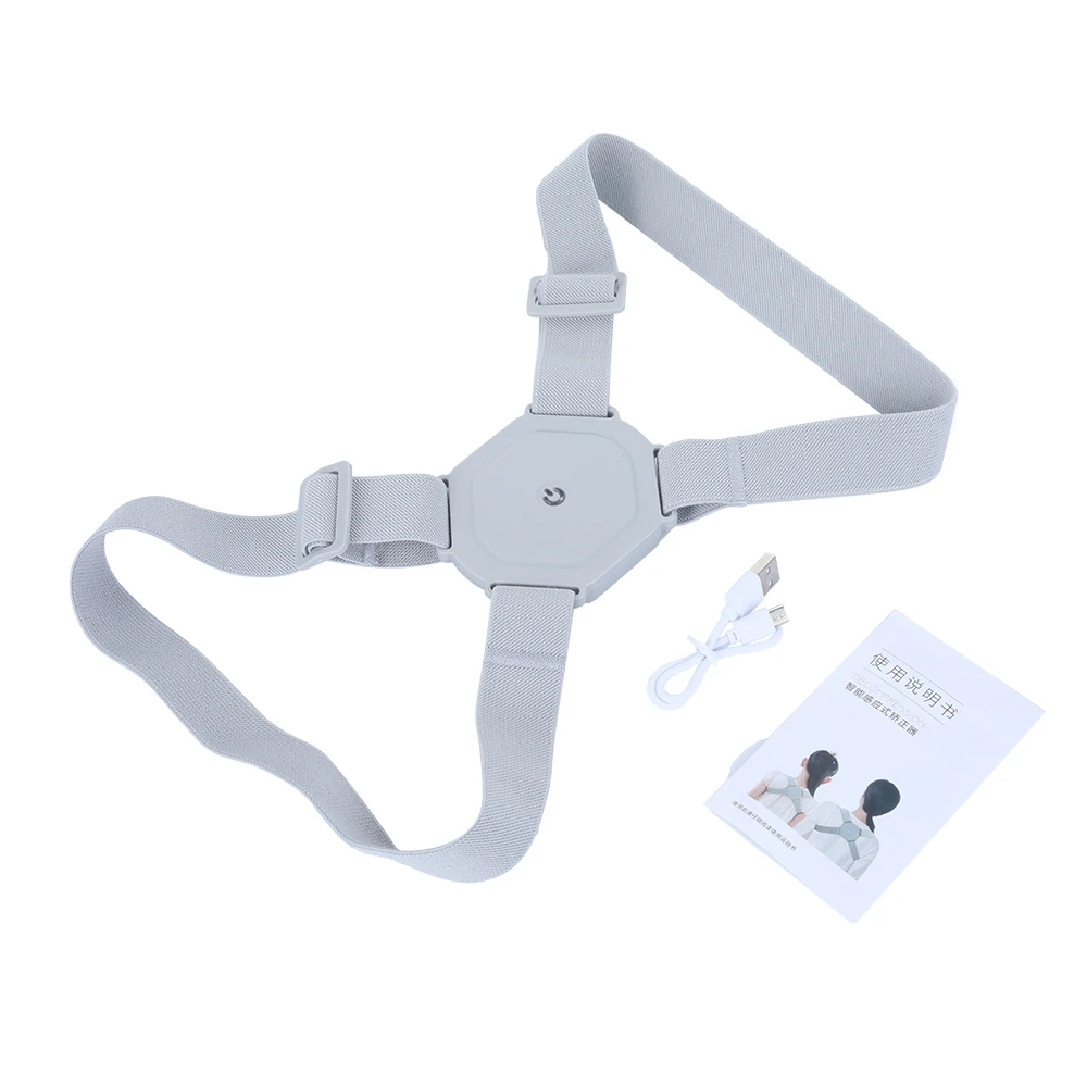 H4571bf53113c4350a82c278699042f7el.webp Adjustable Spine Back Support Posture Sensor Belt chargeable - Image 1