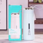Nice Glass Bottle Water Mini Flask Bottle With Vaccum Flask And Loop Temperature Resistant, 400ml (random Colors) - Image 2