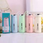 Nice Glass Bottle Water Mini Flask Bottle With Vaccum Flask And Loop Temperature Resistant, 400ml (random Colors) - Image 5