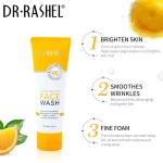 DR RASHEL Vitamin C Brightening Face Wash | Brightening Lightening Facial Clean - 100g - Image 3