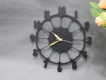 Retro Design 3D Wooden wall clock for Living Room Retro Decor Wall Clock - Image 3