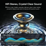 JOYROOM JR-ML03 Transparent RGB Wireless Speaker - Image 2