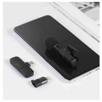 K9 Dual Microphone Mic Plug & Play USB Type C & IOS Wireless Lavalier Microphone Auto Sync Noise Reduction NO APP or Bluetooth Needed- Dual Mic