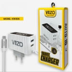 Kw300 2.4A Fast Travel Charger | Android Phone Charger with Data Cable -KW300 – Dual USB Wall Charger with Built-in Micro USB Cable - Charger For Mobile Phone - Image 5