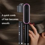 Hair Straightening Comb/Brush, Curling Comb Dual-Purpose Hair Straightener Styling Comb, Splint Does Not Damage The Inner Buckle for Professional Salon at Home (Random colors) - Image 3