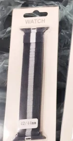 Stainless Steel Milanese Magnetic Mesh Loop Smart Watch Band Strap Metal Watchband - (Random Color & Design) - Image 4