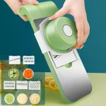 5in1 vegetable cutter  Stainless Steel Multifunctional   Grater For Vegetables Slicers Shredders Peeler  (random color) - Image 4