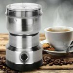 MULTI PURPOSE ELECTRIC COFFEE GRINDER AUTOMATIC COFFEE SPICE  GRINBEANDER STAINLESS STEEL - 150 Watts