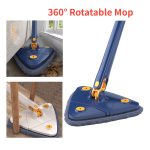 New Extended Triangle Mop 360 Twist Squeeze Wringing X-type Window Glass Toilet Bathrrom Floor Household Cleaning Ceiling Dusting â€“ Each - Image 5