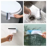 Foam Wiper for window| Glass Cleaning Brush / Squeegee Rubber Window Wiper Cleaner(random color ) - Image 3