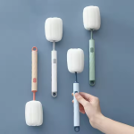 Long Handle Cup Cleaner Brush - Sponge Bottle Cleaner Brush for Cups, Water Bottles ( Random Color) - Image 5
