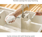 Long Handle Cup Cleaner Brush - Sponge Bottle Cleaner Brush for Cups, Water Bottles ( Random Color) - Image 3