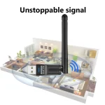 Alfa Wifi Usb W114 3dbi Rtl 8188 Antenna Adopter - Image 2